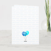 Birthday Dragon Add Name & Age of Young Boy カード (裏面)