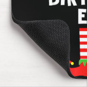 Birthday Elf Matching Group Family Holiday Christm マウスパッド (コーナー)