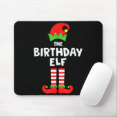 Birthday Elf Matching Group Family Holiday Christm マウスパッド (マウス)