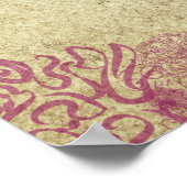 Birthday flowers on August 22nd "Siam tulip" ポスター (角)