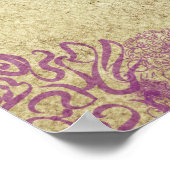 Birthday flowers on June 27th "Passion flower" ポスター (角)