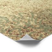 Birthday flowers on May 2nd "Lily of the valley" ポスター (角)