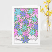 Birthday for 14 Year Old Girl, Pastel Flowers カード (黄色い花)
