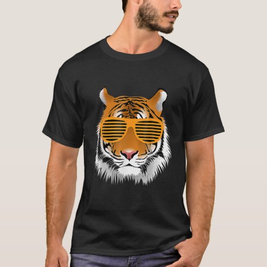 Birthday For Boy Cool Tiger Striped Animal Theme P Tシャツ (正面)