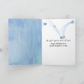 Birthday for Daughter-in-law Watercolor  カード (内部)