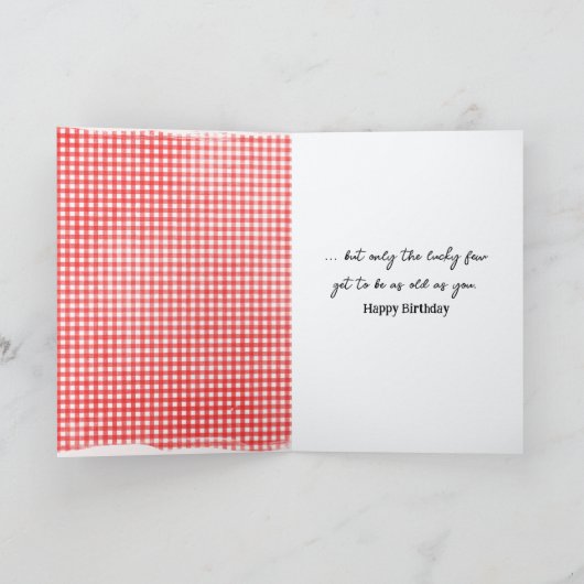 Birthday For Grumpy Old Lady カード (内部)
