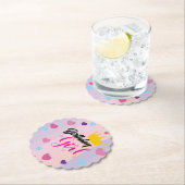 Birthday for little girls paper cloaster ペーパーコースター (インサイチュ)