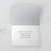 Birthday For Mom Polar Bear Family On Ice カード (内部)