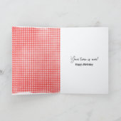 Birthday For Old Lady カード (内部)