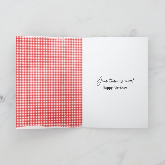 Birthday For Old Lady カード (内部)