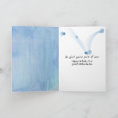 Birthday for Sister-in-law Watercolor カード (内部)