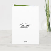 Birthday Four-leaf Clover  カード (裏面)