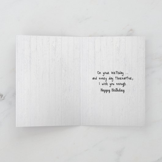 Birthday French Macaron Pastry Tiers カード (内部)