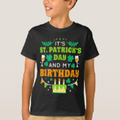 Birthday Funny Born On St Patricks Day 2020  Tシャツ (正面)