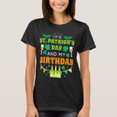 Birthday Funny Born On St Patricks Day 2020  Tシャツ (正面)