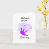 Birthday G Card : Ages Like a Fine Wine カード (黄色い花)