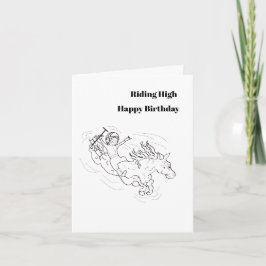 Birthday G Card : Riding High . カード