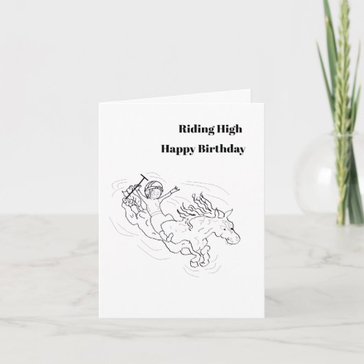 Birthday G Card : Riding High . カード (正面)