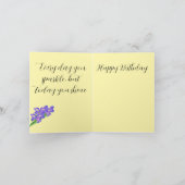 Birthday G Card : Time To Shine . カード (内部)