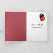 Birthday German Shepherd Dog Humor カード (内部)