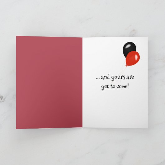 Birthday German Shepherd Dog Humor カード (内部)