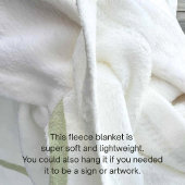 Birthday Gift for Dad Fleece Blankets Photo Text フリースブランケット