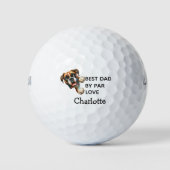  Birthday Gift for the Best BOXER Dad ゴルフボール (正面)