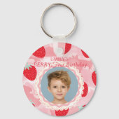 Birthday gift keychain キーホルダー (正面)