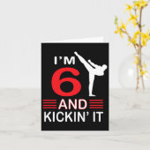 Birthday Gift Martial Arts Gift Boys Girls  カード (黄色い花)