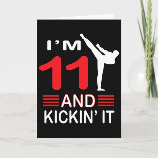 Birthday Gift Martial Arts Gift Boys Girls 1  カード (正面)