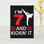 Birthday Gift Martial Arts Gift Boys Girls 2  カード (黄色い花)