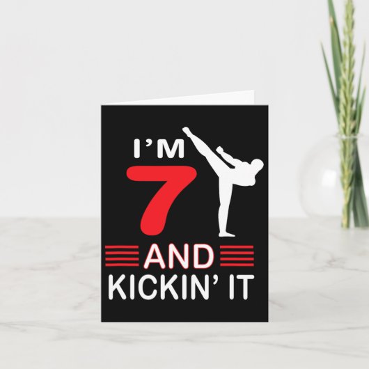 Birthday Gift Martial Arts Gift Boys Girls 2  カード (正面)