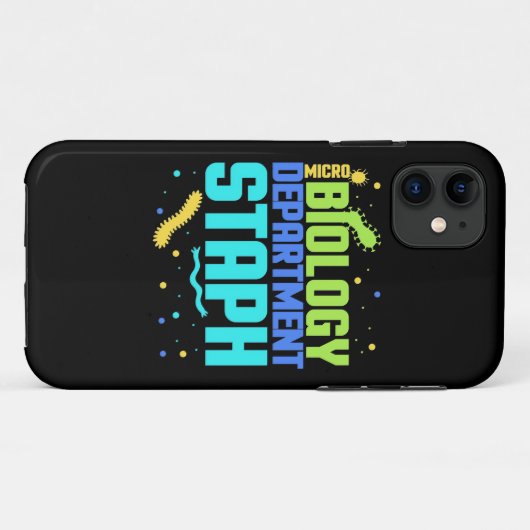 Birthday Gift | Micro Biology Department Staph Case-Mate iPhoneケース (裏面(横))