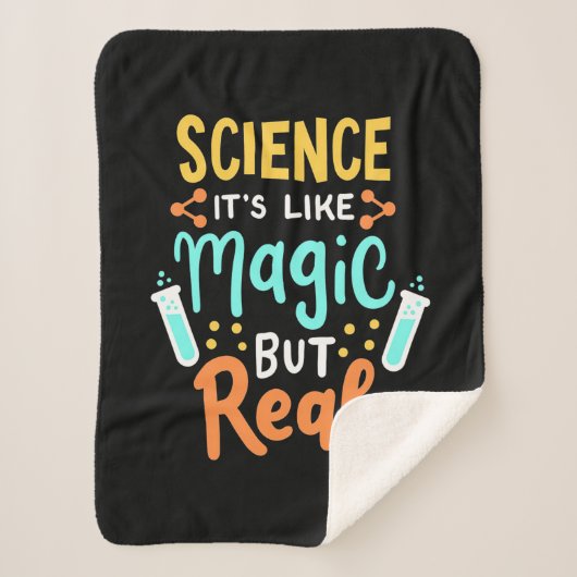 Birthday Gift | Science It Is Like Magic シェルパブランケット (正面)