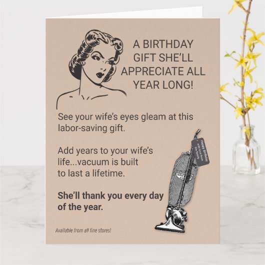 Birthday gift she will thank you for everyday カード (黄色い花)