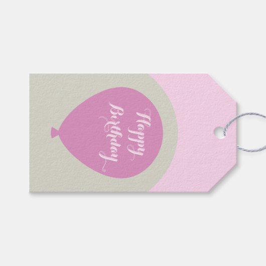 Birthday Gift Tag ギフトタグ (正面(横))