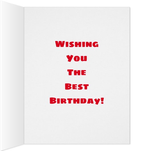 Birthday Gifts BIG Greeting Card (内側(右))