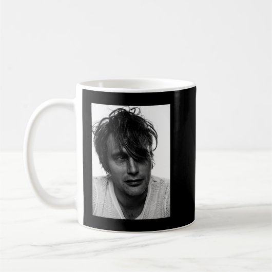 Birthday Gifts Mads Actor Mikkelsen Idol Gifts Fot コーヒーマグカップ (左)