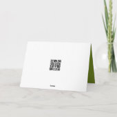 Birthday Ginger Cat Napping in Hanging Fern Basket カード (裏面)