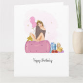 birthday girl カード (正面)