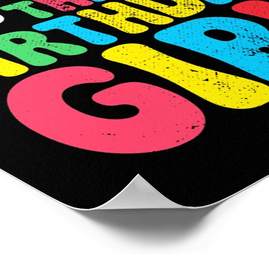 Birthday Girl 2nd 3rd 4th 5th 6th 7th 8th 9th Girl ポスター (角)