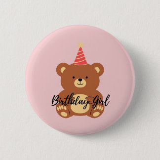 Birthday Girl Button 缶バッジ