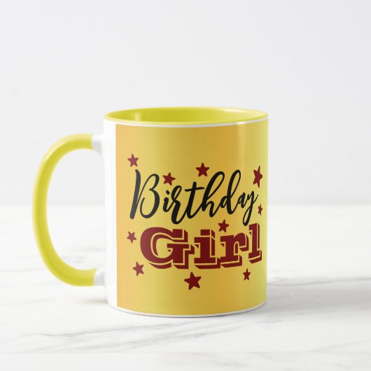 Birthday Girl Combo Mug for Special Celebrations マグカップ (左)