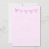 Birthday girl Invitation | customizable card 招待状 (裏面)