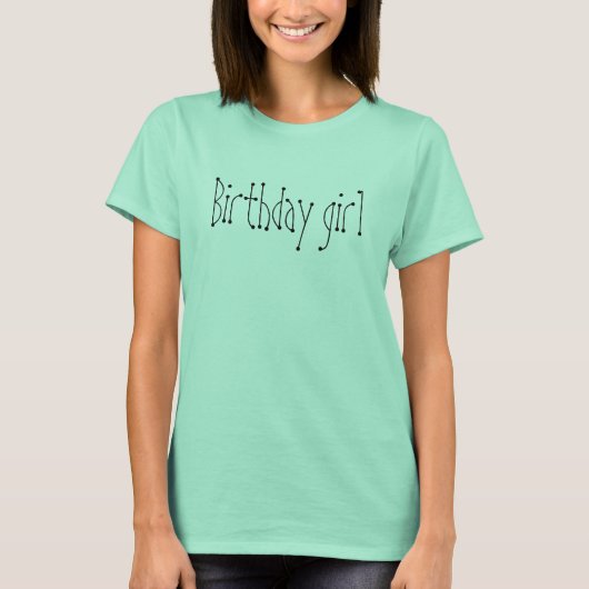 Birthday girl tシャツ (正面)