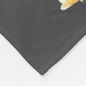 Birthday Golden Retriever, Party Dog フリースブランケット (角)