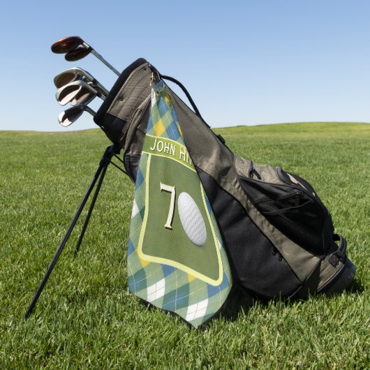  Birthday Golf / Golfing / Golfer Theme ゴルフタオル (グリーン)