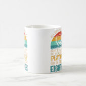 Birthday Golfing - All Men Equal Golf In Their Eig コーヒーマグカップ (中央)