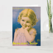 birthday=greeting-cardのためのヴィンテージの芸術のイメージ カード (正面)