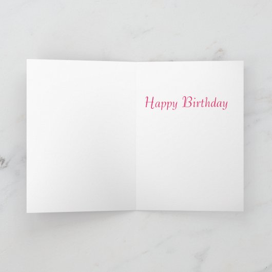 birthday=greeting-cardのためのヴィンテージの芸術のイメージ カード (内部)